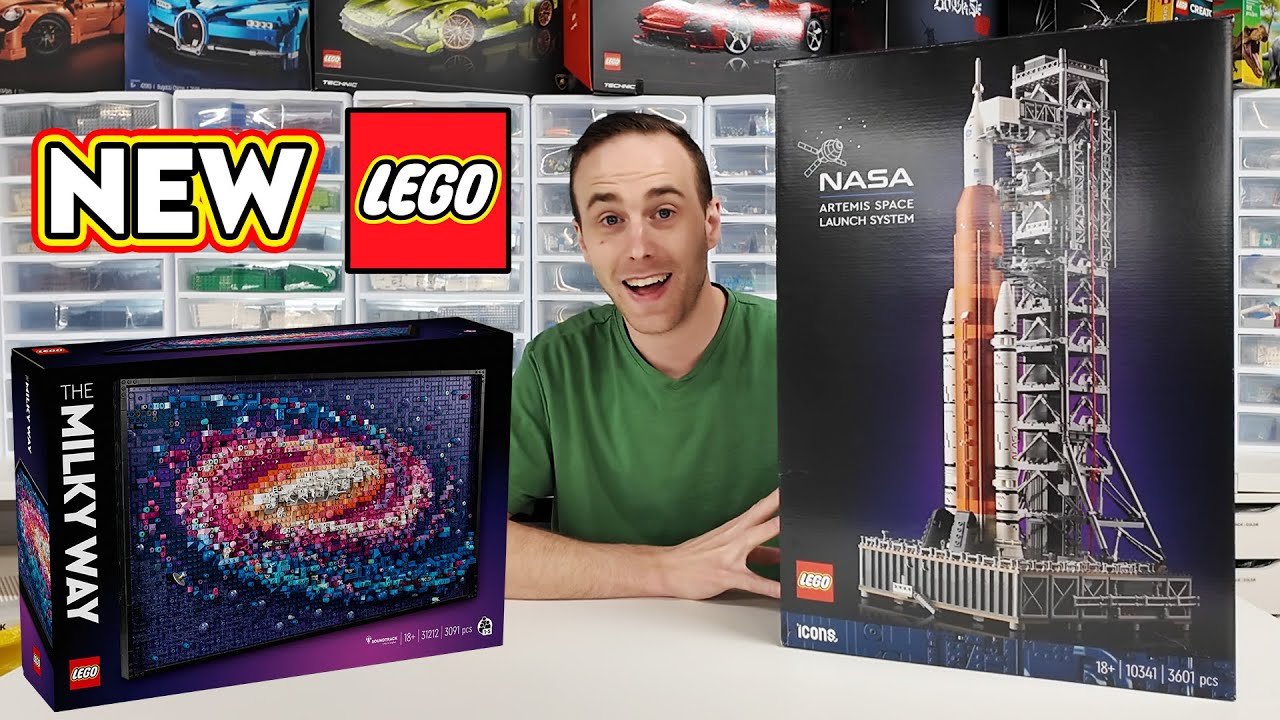 Официально представлены космическая система запуска LEGO NASA Artemis и галактика Млечный Путь.