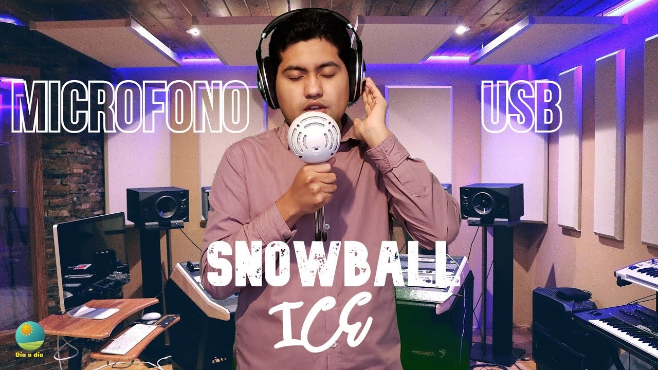 Micrófono USB económico para grabar Voces, Instrumentos y Podcast (Snowball Ice)