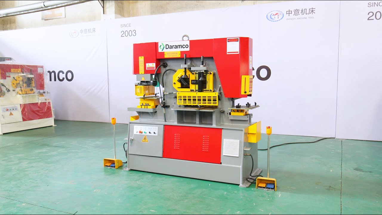 Q35Y-20A 90T Hydraulic Iron worker operation video#hydraulic #ironworker #machine