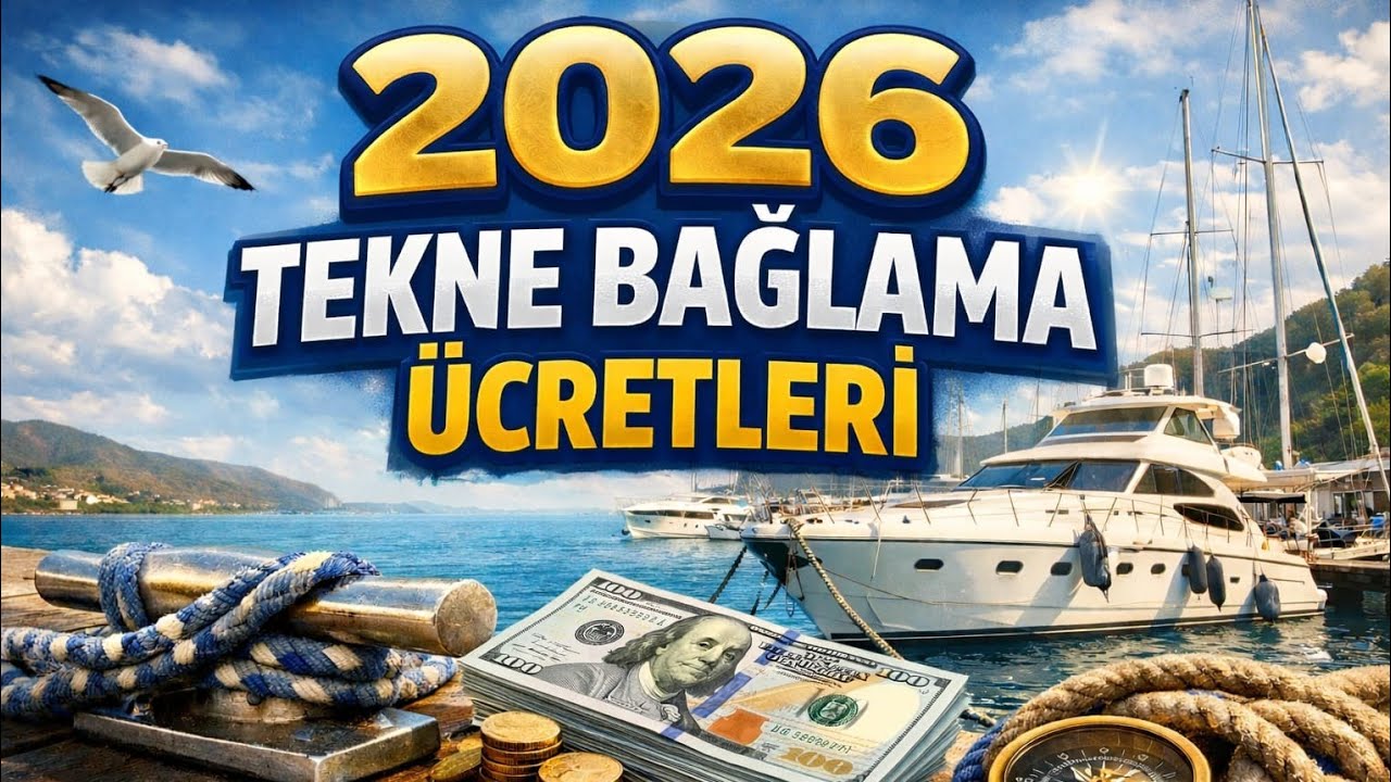 2026 - YILLIK TEKNE BAĞLAMA  ÜCRETLERİ NE KADAR OLDU ? BARINAK ÜCRETLERİ ? MARİNALARDA DURUM NE ?