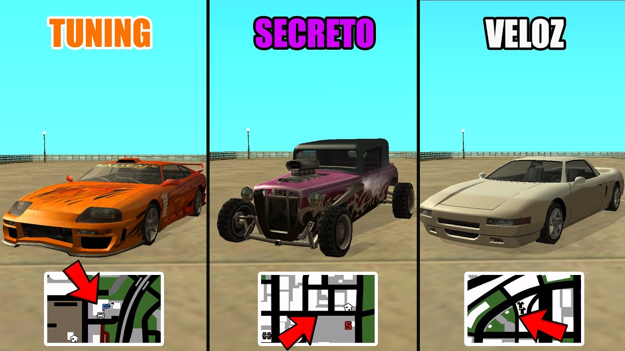 Encuentro Todos los Carros Deportivos en GTA San Andreas (Sin Trucos, Sin Mods)