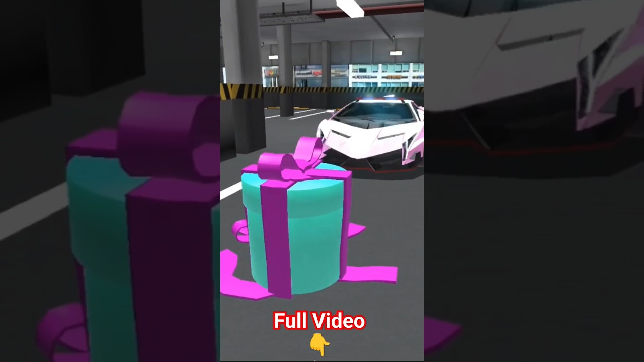 Car unlock Gift Box, 3D Driving Class #3ddrivingclass #shorts