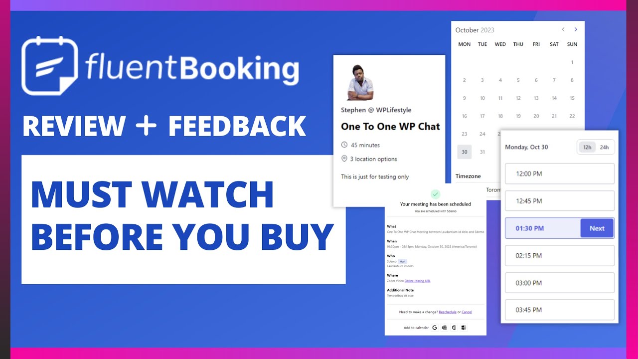 Fluent Booking Review: Must Watch Before You Buy