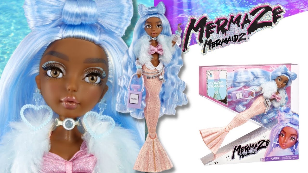 🧜🏻‍♀️UNBOXING🧜🏻‍♀️ NEW Shellnelle Mermaze Mermaidz Doll Review!