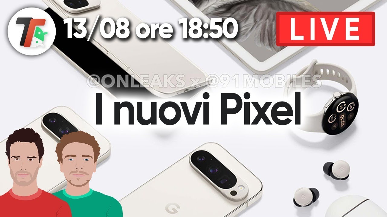 I nuovi GOOGLE PIXEL 9 con GEMINI e non solo. Seguiamo in DIRETTA l'evento di lancio!