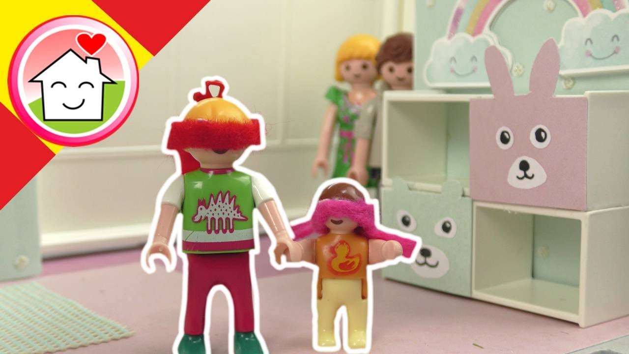 Playmobil en español La renovación de las nuevas habitaciones de Anna y Lena - La Familia Hauser