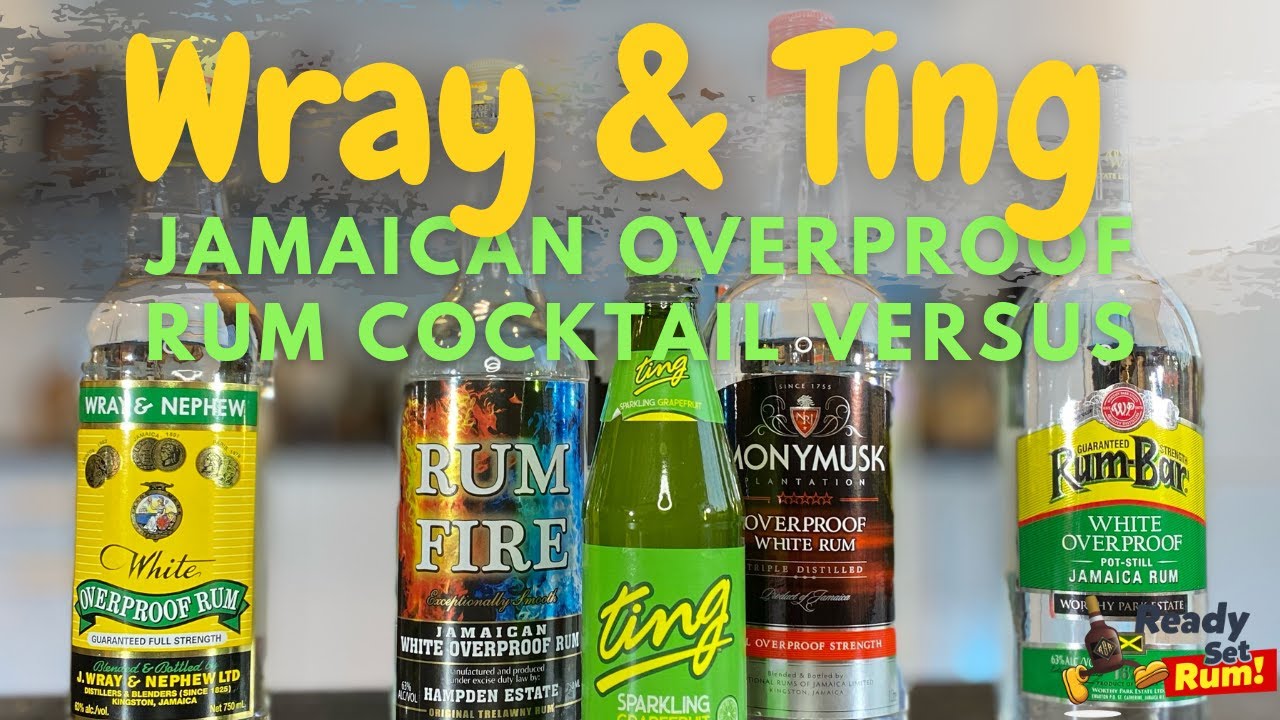 Wray and Ting aka Duppy Bat Cocktail | Jamaican Overproof Rum Comparison | Head To Head | #rumdrinks