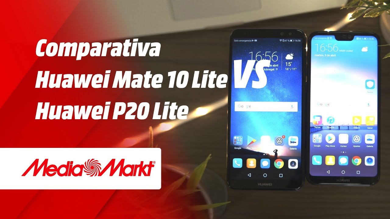 Comparativa HUAWEI P20 LITE  vs MATE 10 LITE
