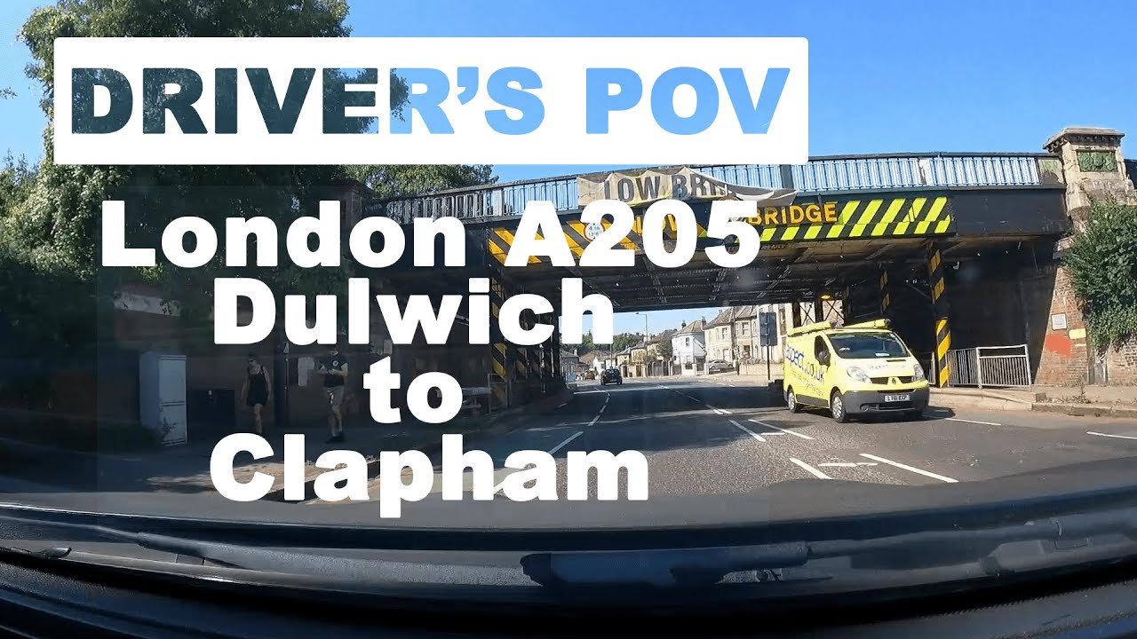 Ralaxing Drive - Driving - London's A205 South Circular - Dulwich to Clapham (Driver POV)