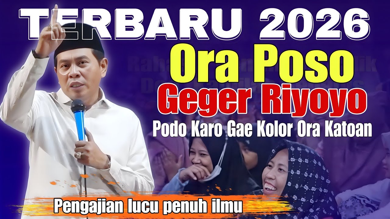 KH ANWAR ZAHID TERBARU PALING LUCU SEPESIAL ORA POSO GEGER AREP RIYOYO 