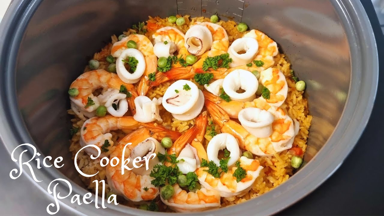 My own version of Paella Rice Cooker / Rice Cooker Meal / Leney Kitchen