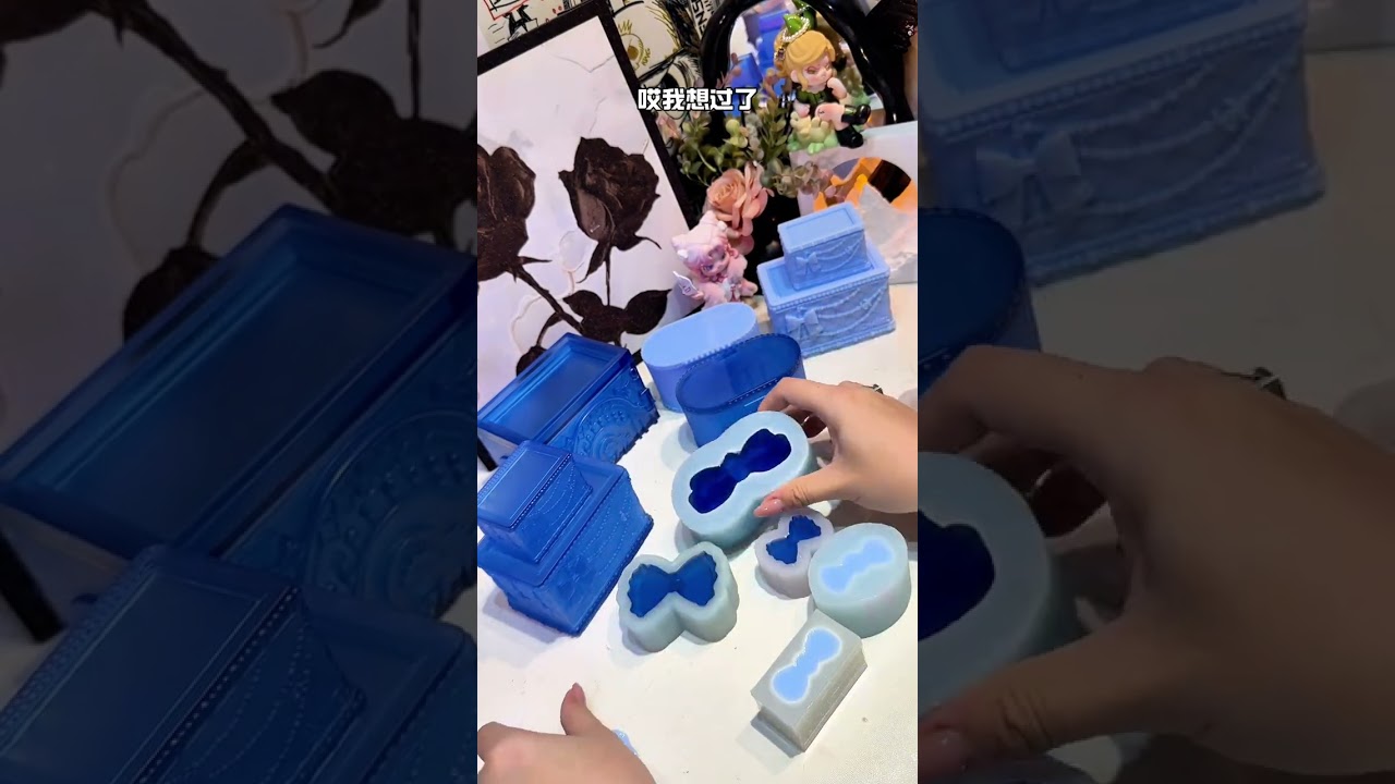 This patch of blue is so beautiful...#Handmade#Epoxy resin#Epoxy resin storage box#Epoxy r