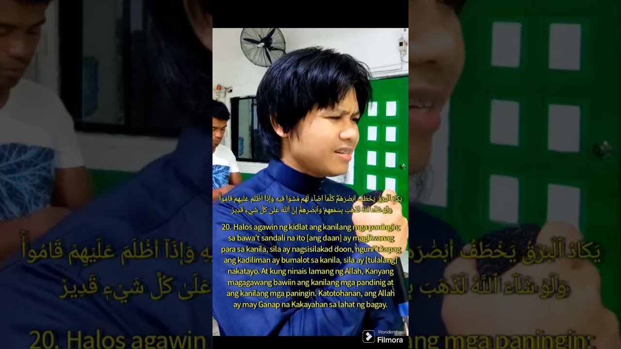 Surah Al Baqarah / Sooratul Baqarah (verse: 17-23) with Tagalog translation