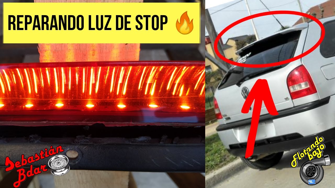 HABEMUS ALERON PARA EL GOL 😍 | REPARACIÓN MODULO LED  LUZ DE STOP 👌 | Gol 1.9SD | Sebastián Bdar