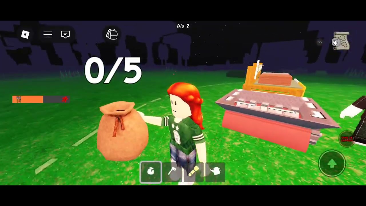 Roblox -mostrando a classe de fazendeiro no 99 noites