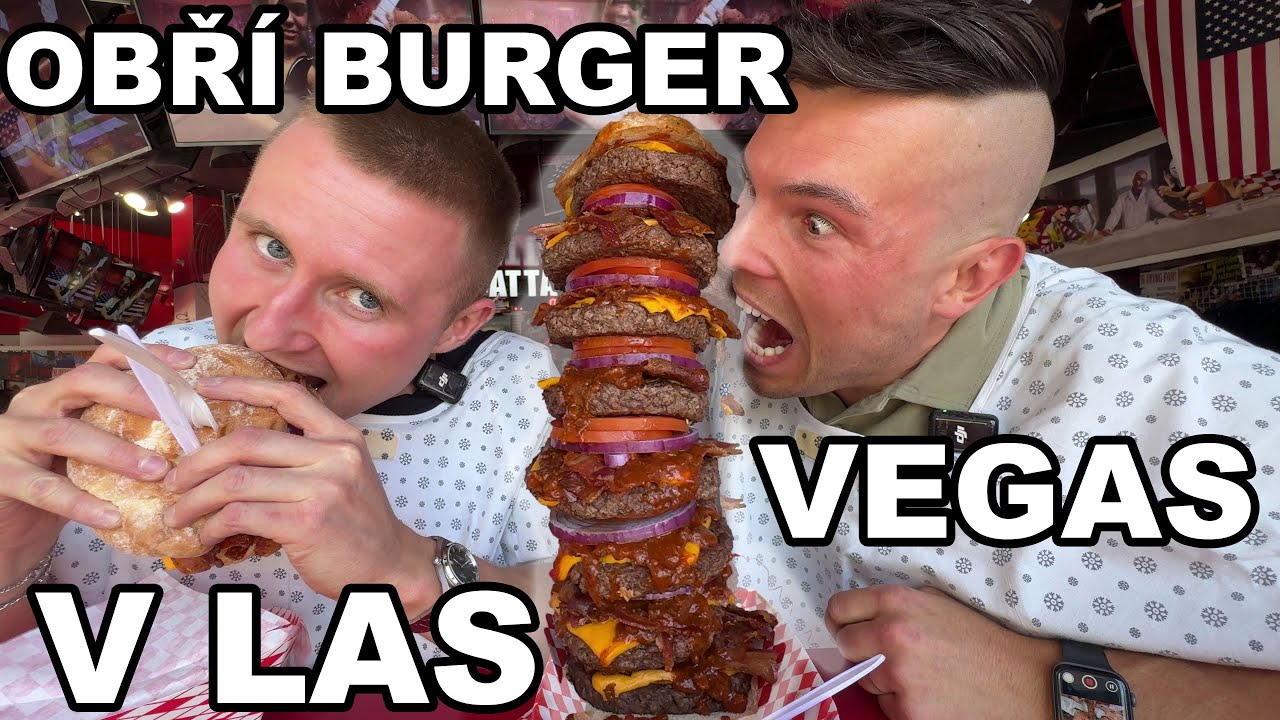 Největší burger v Las Vegas. 20 000 Kalorií!