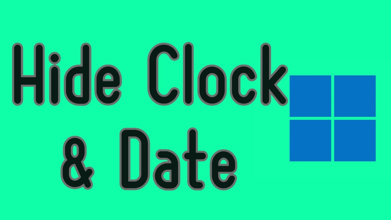 How to Hide Clock And Date From Taskbar on Windows 11 ( Without Registry Editor) Easy Method