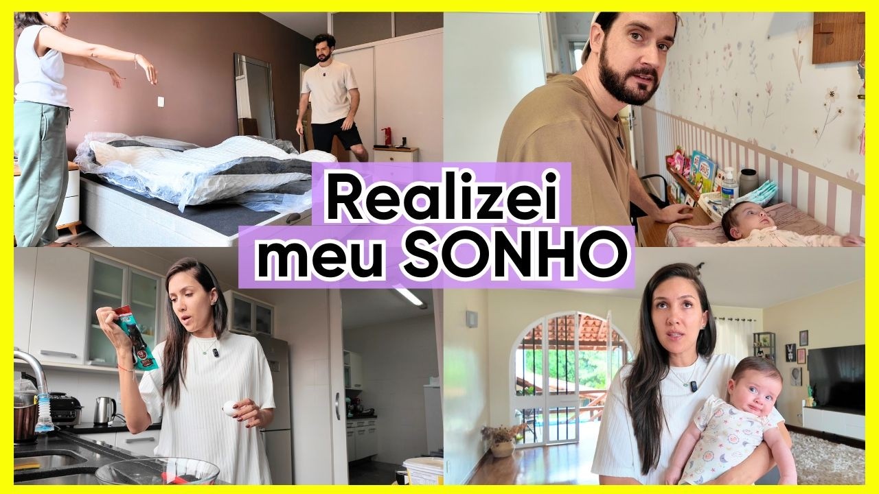 VLOG l FIM da CAMA de CASAL, BOLO na AIRFRIER, NOVIDADES em CASA