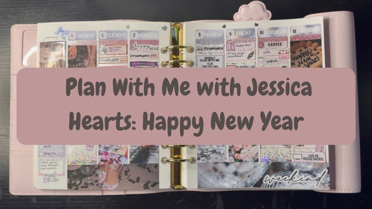 Plan With Me with Jessica Hearts (Happy New Year)