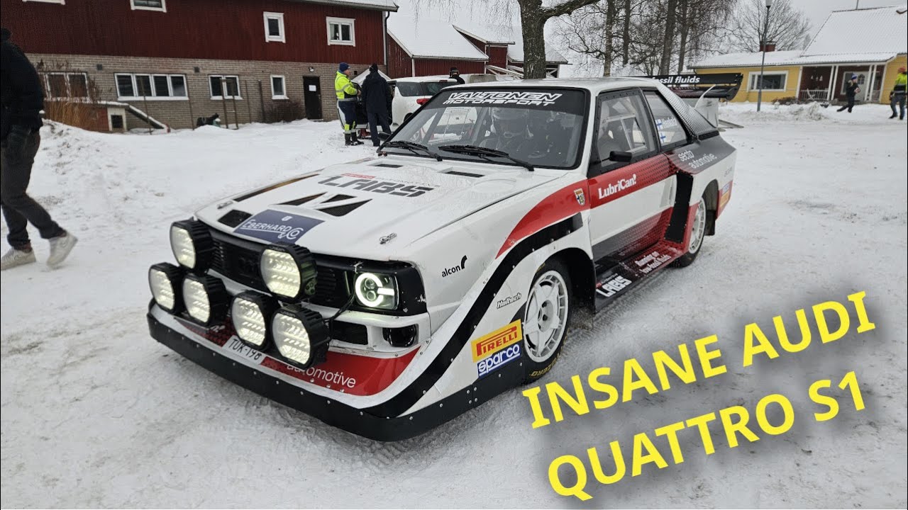 Безумный Audi Quattro S1!