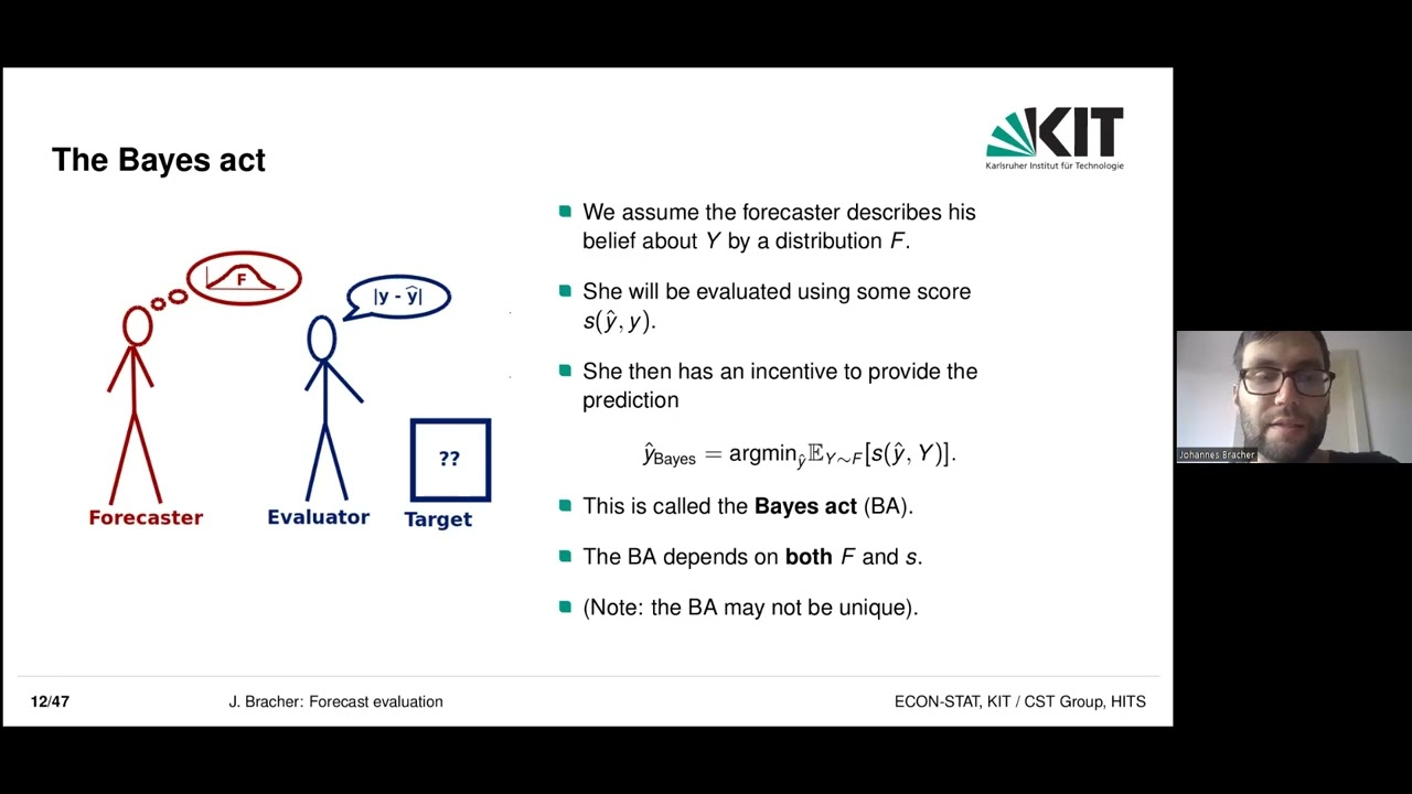 Johannes Brecher: Proper scoring rules and their application in infectious disease forecasting