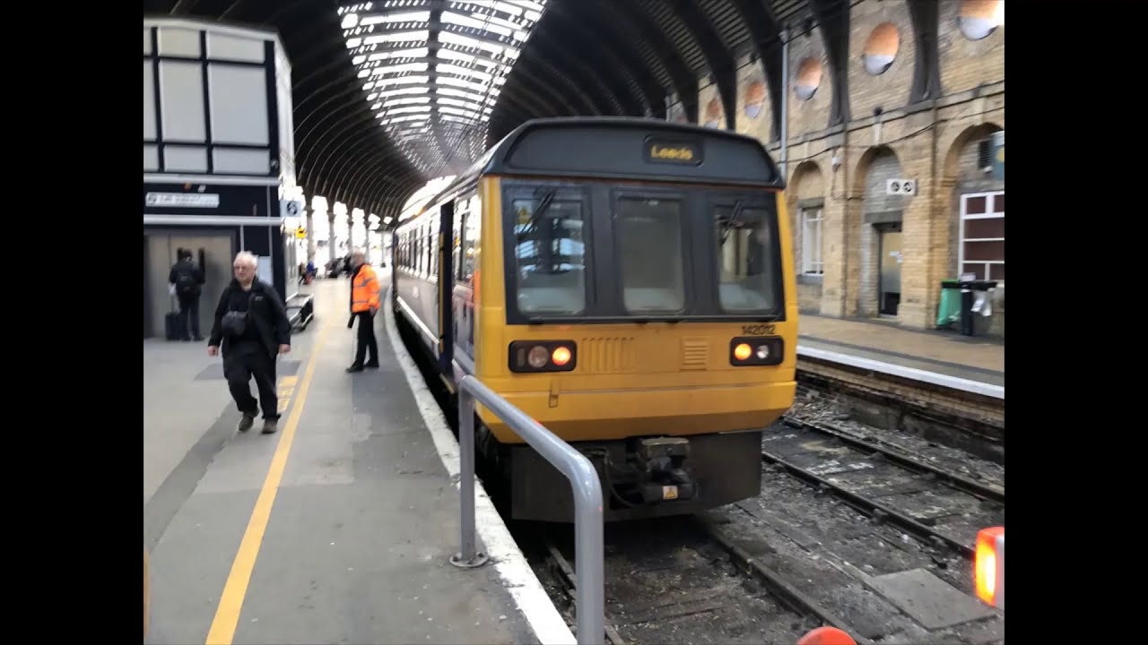 Northern 142 Trains - York to Leeds via Garforth Rail Ride