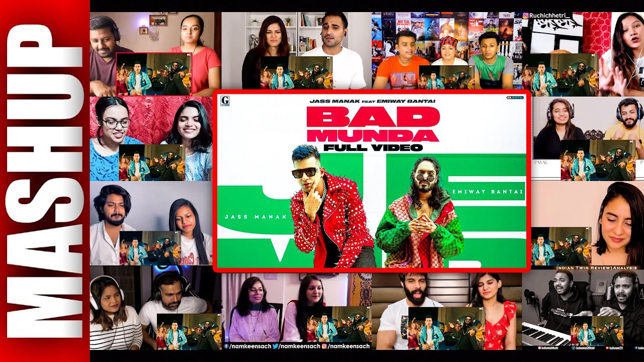 BAD MUNDA : Jass Manak Ft. Emiway Bantai Reaction | Geet MP3 | FANTASY REACTION
