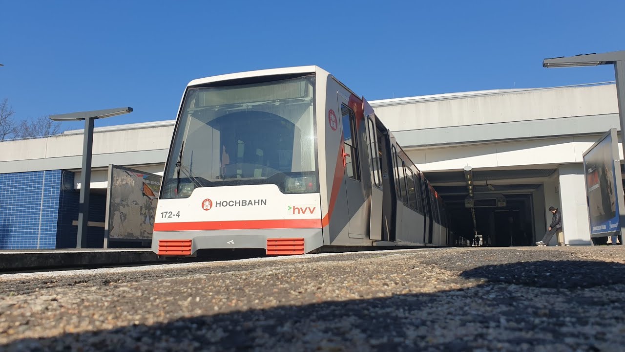 U-Bahn Hamburg|Mitfahrt im DT4 auf der U2 von Niendorf-Markt bis Billstedt