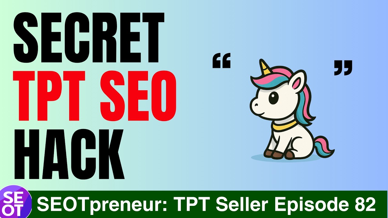 Controversial TPT SEO Secret Search Hack | E82 TPT Seller Tips and Tricks