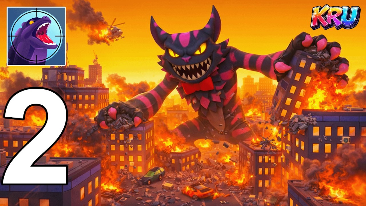 Heli Monsters Walkthrough Part 2 - Monsters Attack Levels 11-20 (Gameplay iOS, Android)