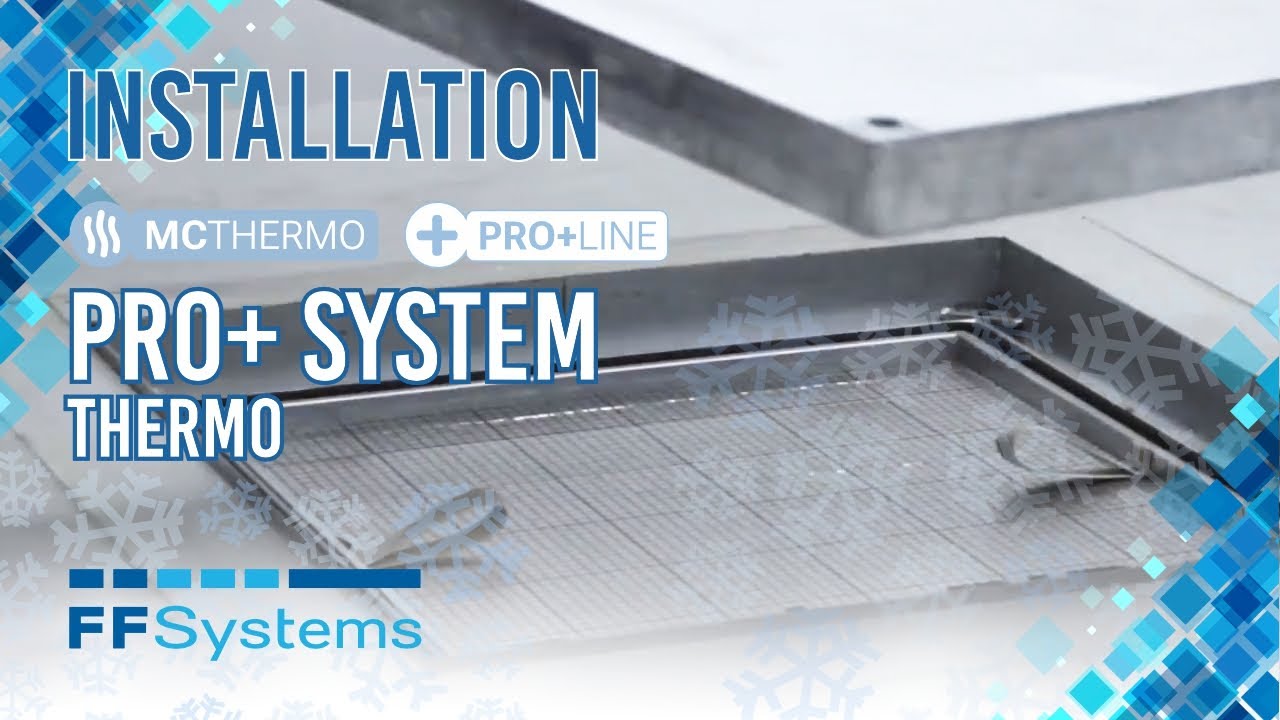Systém PRO+Thermo podlahový poklop FF Systems - Montážne video