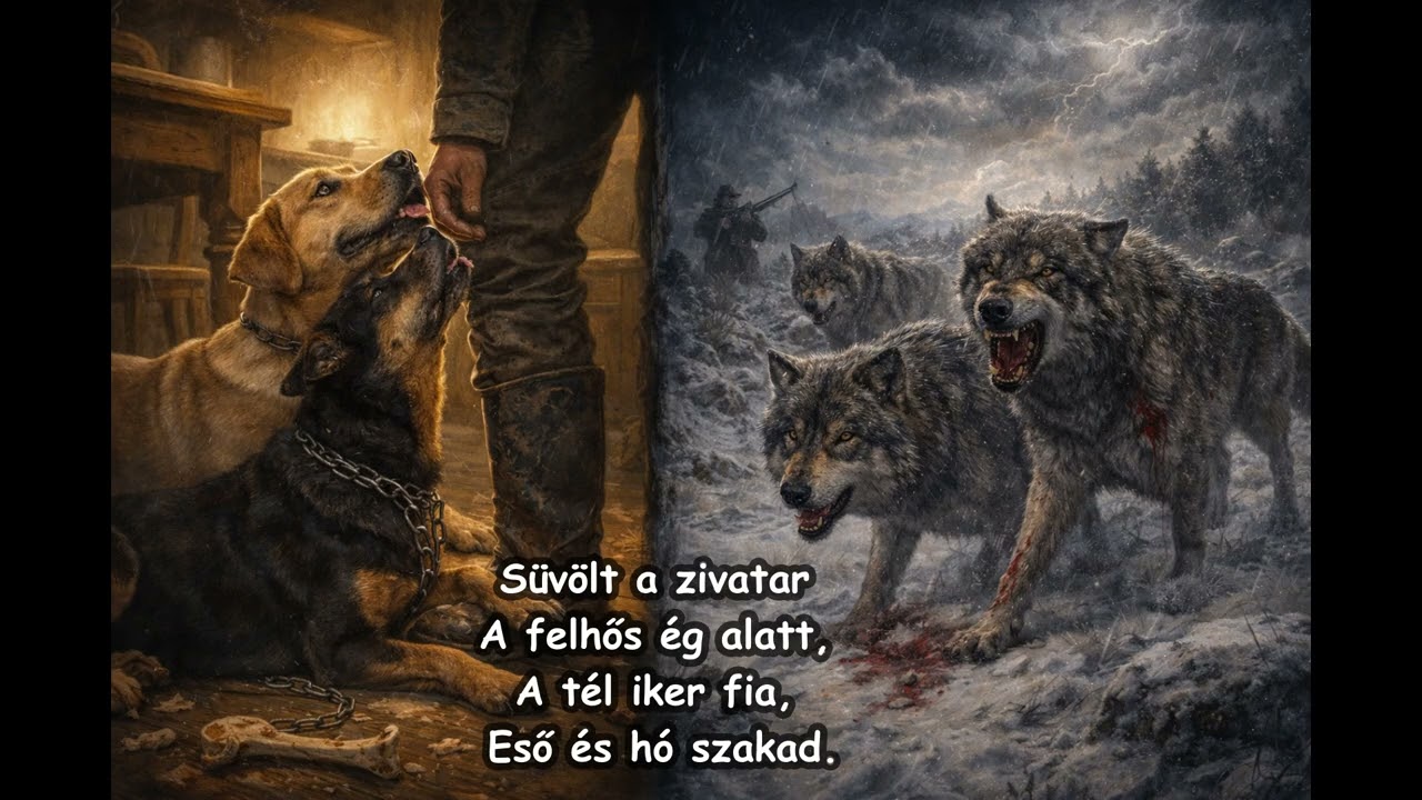 Petőfi Sándor - Kutyák dala / Farkasok dala (folck-rock verzió)