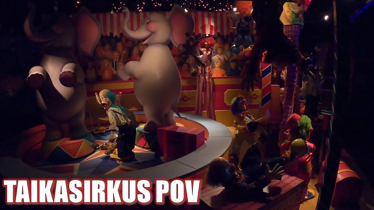 Taikasirkus POV, Linnnanmaki Crazy Clown Dark Ride | Non-Copyright