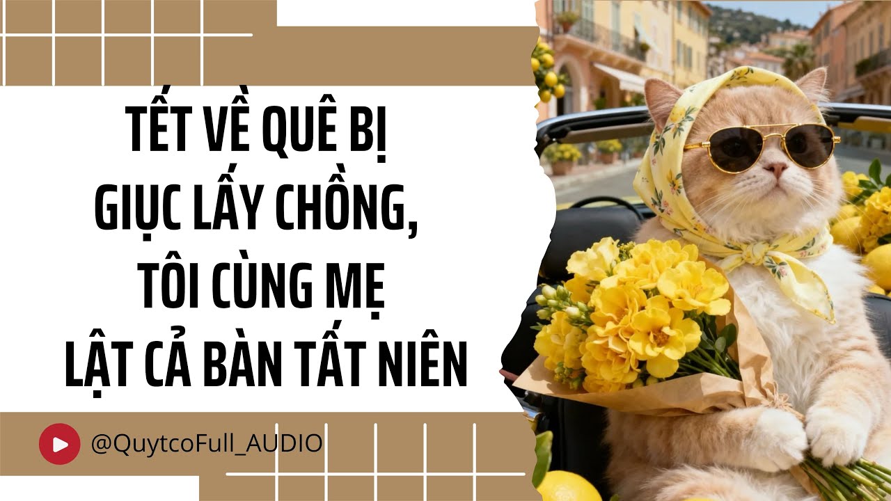 TẾT VỀ QUÊ BỊ GIỤC LẤY CHỒNG, TÔI CÙNG MẸ LẬT CẢ BÀN TẤT NIÊN | QUÝT CÓ FULL AUDIO