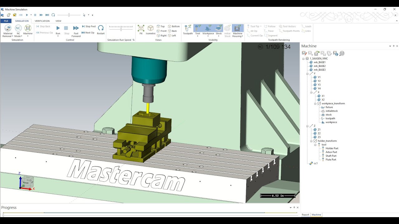 MASTERCAM SIMULATION OVERVIEW
