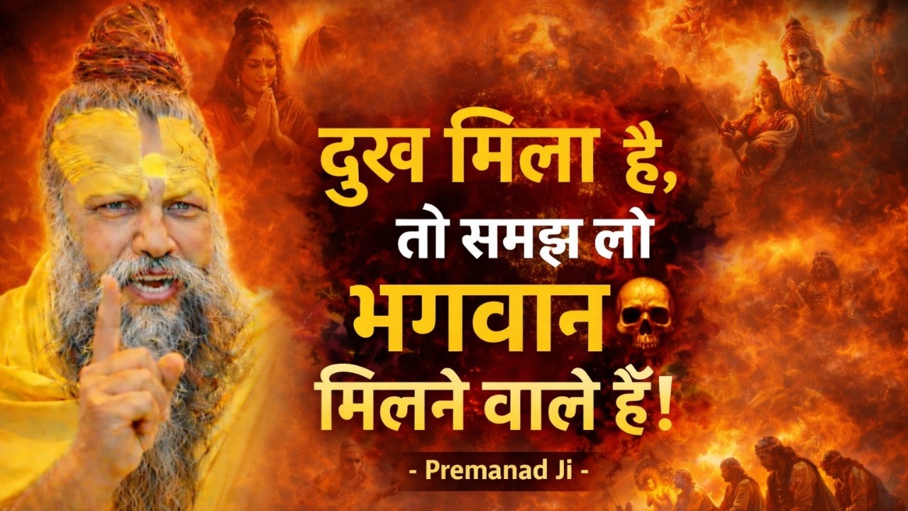 दुख मिला है तो समझ लो भगवान मिलने वाले हैं – जीवन बदल देने वाला सत्य   Premanad Ji ✨🙏
