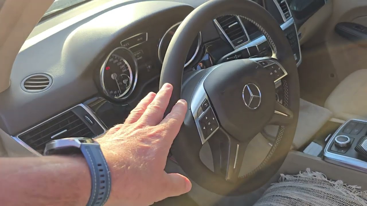 Перші кроки вдосконалення Mercedes ML w166.