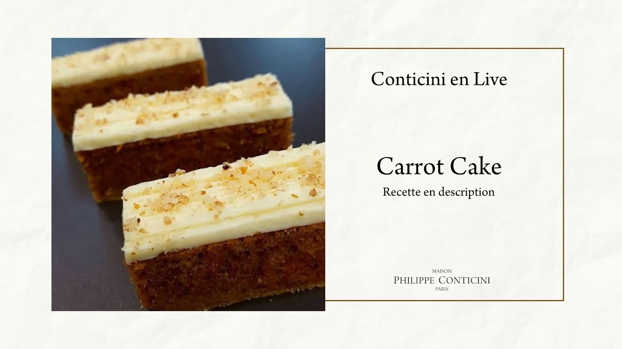 Carrot cake | Conticini en Live