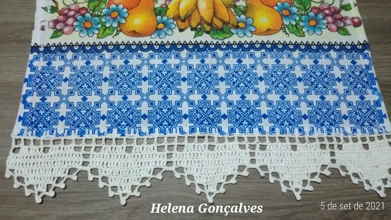 barrado de crochê coração com picô N°533@HelenaGonçalves-t3q