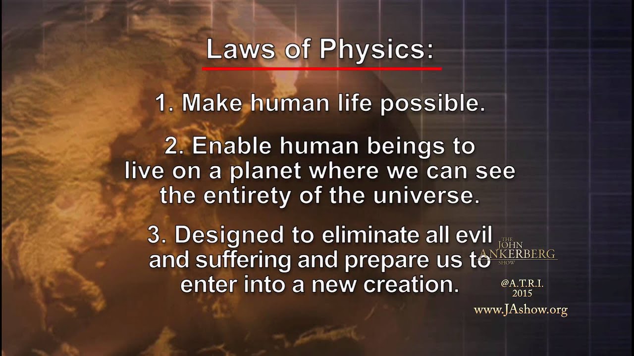 What does the Bible tell us about the laws of physics?