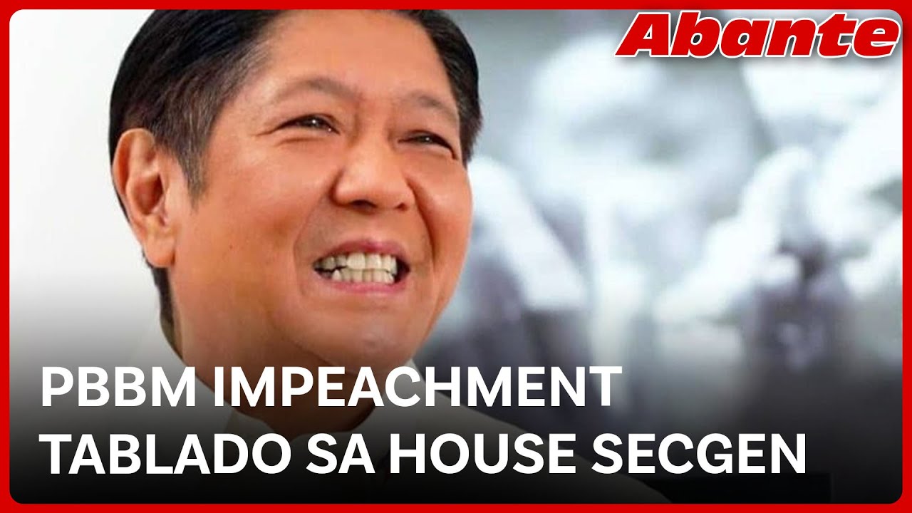 PBBM impeachment complaint ‘di tinanggap ng House SecGen