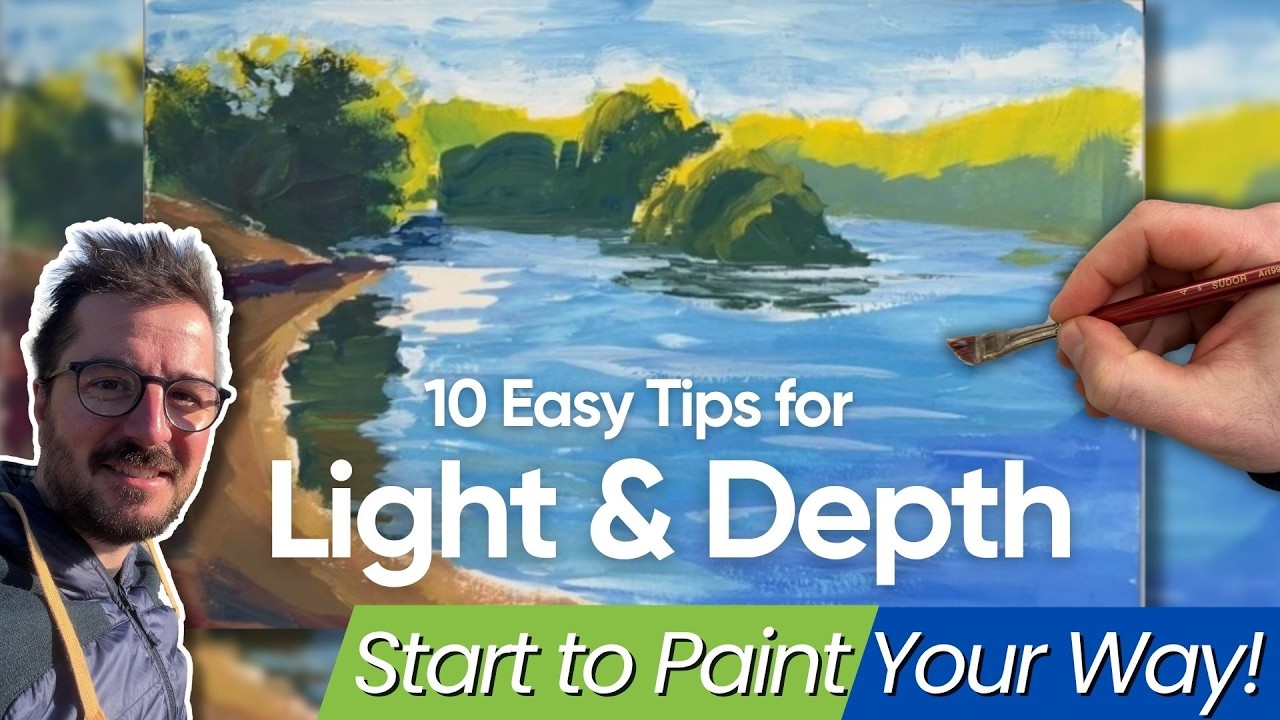 Easy Painting Tips to Capture Morning Light and Depth | Start to Paint Your Way