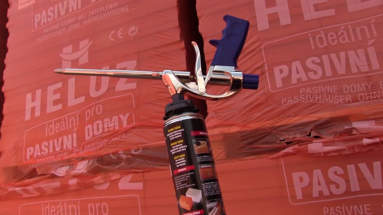 HELUZ Lepidlo nebo pěna - jejich aplikace