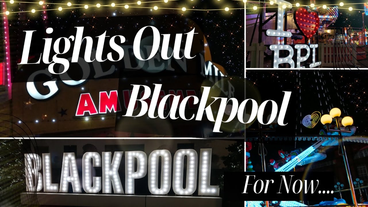 Lights OUT Blackpool: Christmas By The Sea & Illuminations FINAL Night Walkaround Vlog