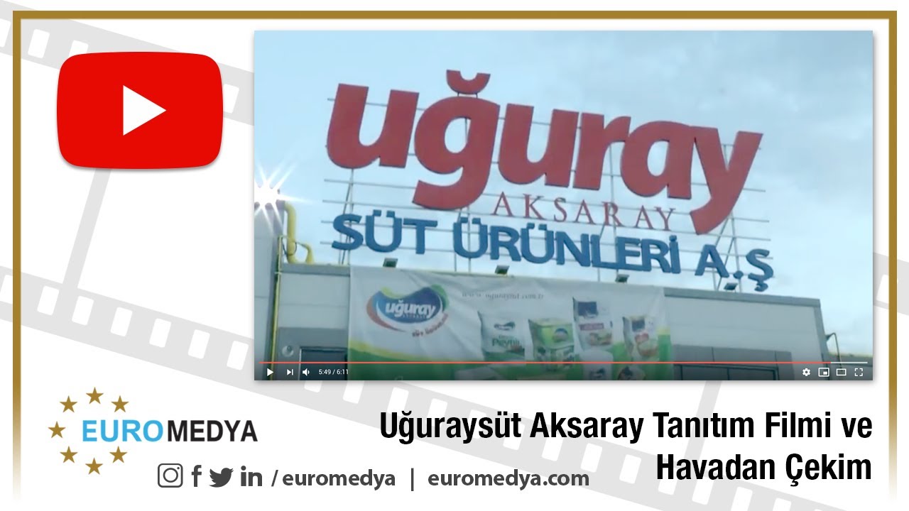 Uğuraysüt Aksaray Fabrika Tanıtım Filmi ve Havadan Çekim
