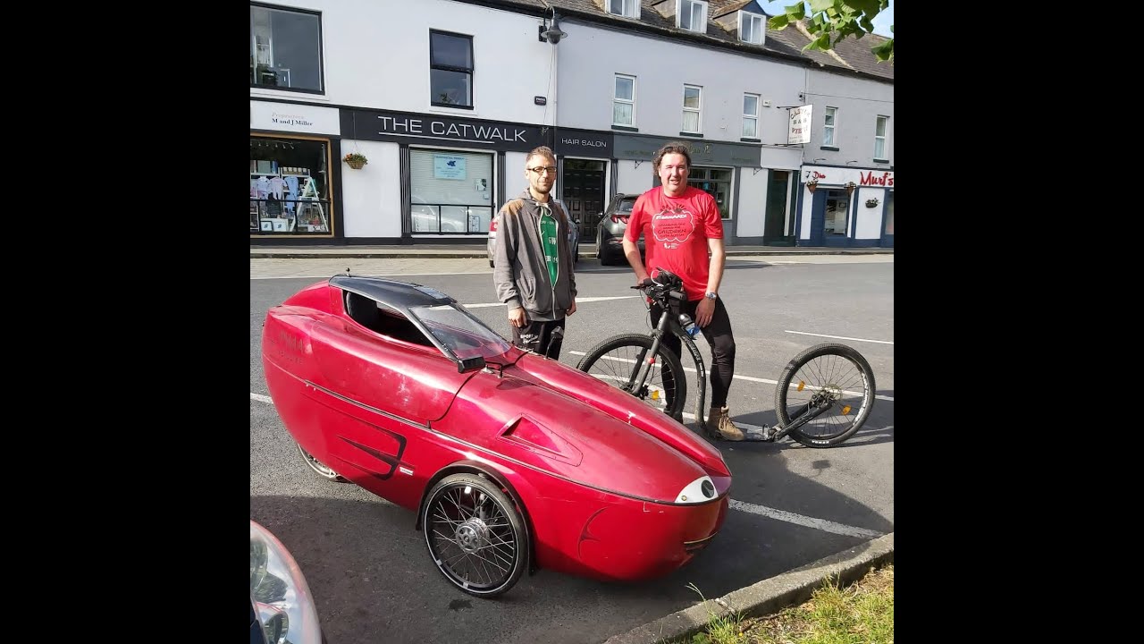 42 KM ride by Kick Bike & Pima_velo_Bike velomobile. Co. Kilkenny. Ireland