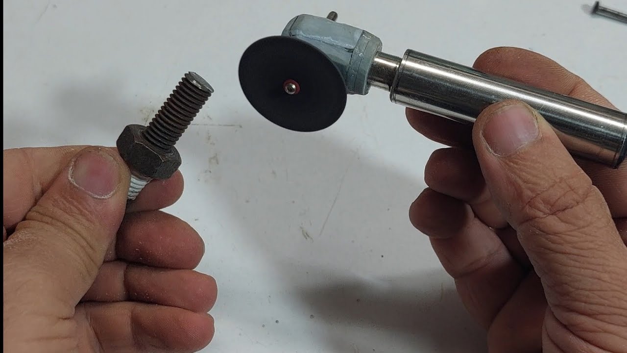 How to make a very small grinding stone - How to make a mini grinder tool - How to make a mini drill