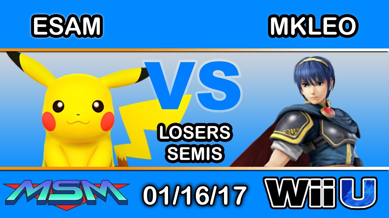 MSM 81 - PG | ESAM (Пикачу) против Эхо Фокса | MkLeo (Март) Полуфинал проигравших - Smash Wii U