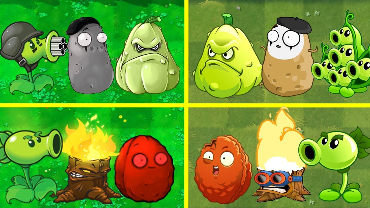 Random Team Plant PvZ 1 vs PvZ 2 - Who Will Win?