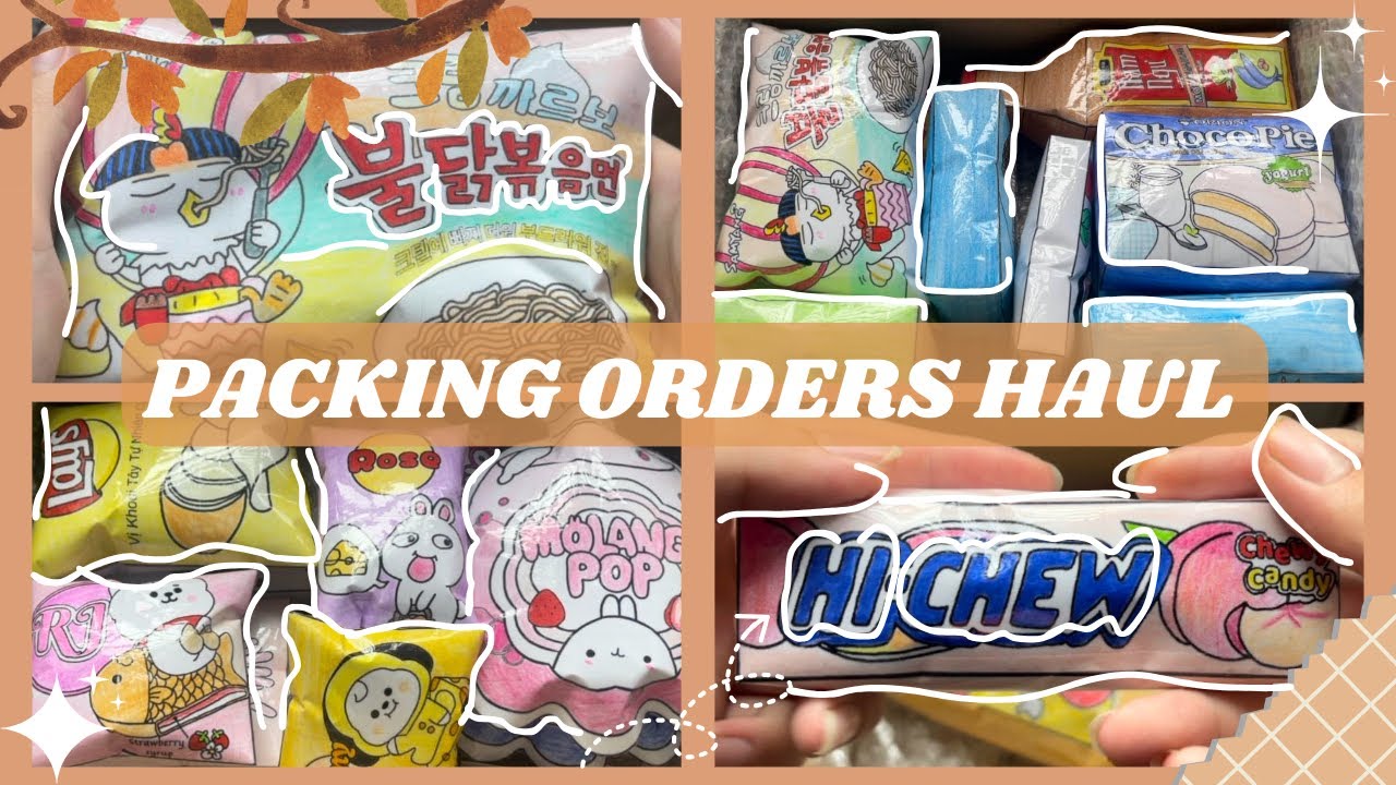 Gói hàng squishy giấy cho khách 😀